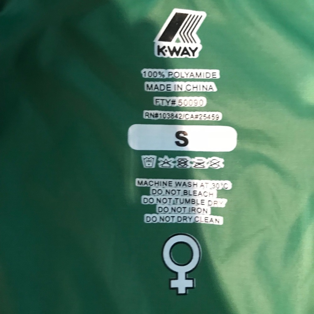 k-way packable rain jacket